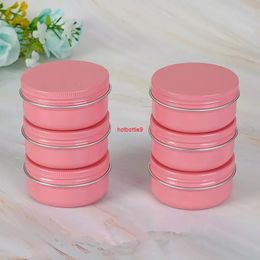 Bottle 50PCS Pink 10g 30g 50g 60g Aluminum Jars Lip Balm Pot Skin Care Cream Eyeshadow Lipgloss Liquid Base Foundation Container Tinspls