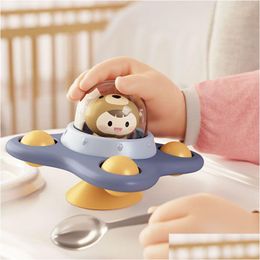 Bath Toys Montessori Baby For Boy Children Ing Sucker Spinner Suction Cup Toy Kids Funny Child Rattles Teether 221118 Drop Delivery Ma Ott3V