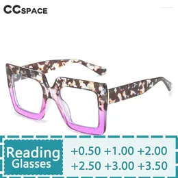 Sunglasses R56355 Oversized Square Plastic Reading Glasses Anti-Fatigue Eyewear Frame For Mother's Presbyopic 1.00 2.00 3.00