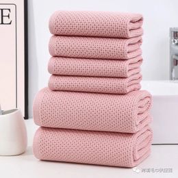 High quality 6pcs/set 100% cotton bath towel set 2pc bath towel brand 4pc face towel