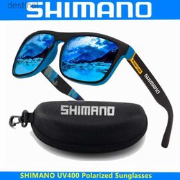 Sunglasses Shimano Polarized Sunglasses UV400 Protection for Men and Women Outdoor Hunting Fishing Driving Bicycle Sunglasses Optional BoxL231219