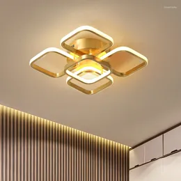 Ceiling Lights Modern Celling Light Nordic Decor Led Living Room Purple Chandeliers Glass Lamp