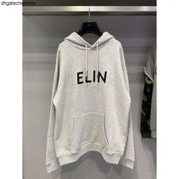 Designer Cel Women and Men Hooded Hoodie High Version Cl Genuine Printed Terry Hoodie Woven and Dyed Pure Cotton Thick Fashionable Lovers Sweater Cel Jcmb IIS4 W1EI