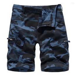 Men's Shorts Cotton Summer Cargo Camouflage Baggy Plus-size Casual Quarter Pants