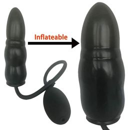 Massager Sex toys masager toy Toy Massager Inflatable Anal Plug Expander Dildo Huge Butt Pump Dilator Stimulator Adult Products Toys for Wo