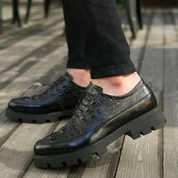 Dress Shoes Men Leather Casual lace up outdoor low Tops Spring Autumn Flat Cool Leisure Sneakers Loafers men 231218