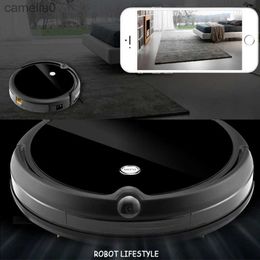 Robot Vacuum Cleaners Robot Vacuum Cleaner with HD Camera Video Call Self-Charge Wet Mopping for Wood FloorL231219