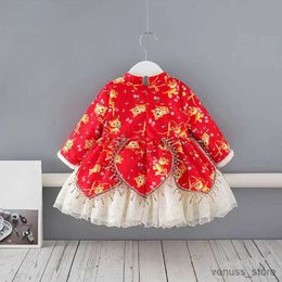 Girl's Dresses Newborn Baby Girl Winter Princess Dresses Kids Dress Print Christmas Baby Infant Toddler Clothing Ball Gown for New Years 0-4Y