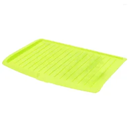 Kitchen Storage Dish Drying Rack Drainer Drip Tray Plate Plastic Draining Dripping Water Sink Stand