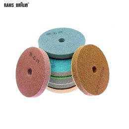 7 pcs Hook & Loop Flexible Nylon Sponge Polishing Pad Marble Stone Buffing wheel P300-P10000235j