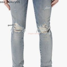 Holes amari amirl Wornout amirlies am amis Brand imiri amiiri Trendy AM Designer Clothing Couflage es Jeans with Denim Pants 839 es Stickers Large Dage Slim Fit S 0MPQ