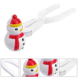 Outdoor Gadgets Kids Winter Toys Outdoor Snowball Makers Children Clips Funny Clamps Sand Molds 231218