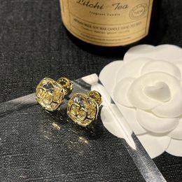 Love Gift Charm Earrings Vintage Luxury Gold Plated Stud Earrings Boutique Womens Romantic Style Jewellery Stud Spring New Elegant Luxury Gift Earrings