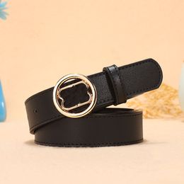 Letter Buckle Belt Designer Women's Belt Leather Gold Belt For Men Fashion Jeans Accessories