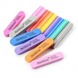 Filing Supplies 50Pcs Professional Tools Mini Nail Files 100180 Reusable Double Sided Sanding Buffer Strips Pedicure Polishing Manicure Product 231219