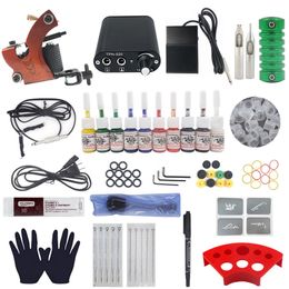 Coil tattoo machine set full set of tattoo equipment tattoo art tools secant and fogging double machine