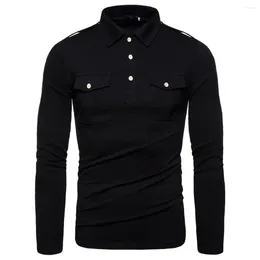 Men's T Shirts Est Simple Design Print Cotton Shirt Men Long Sleeve T-shits