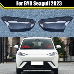 Auto Case Headlamp Caps for BYD Seagull 2023 Car Front Headlight Lens Cover Lampshade Lampcover Head Lamp Light Glass Shell