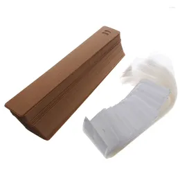 Jewelry Pouches 100 Pieces Bracelet Display Cards Pendant Stand Rectangular Hair Accessories With Packaging Bag