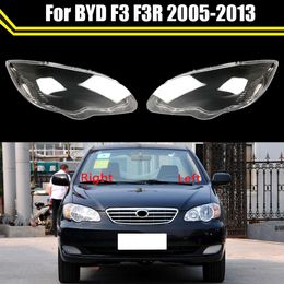 Car Front Headlight Glass Lens Cover PC Material Headlamps Transparent Headlamp Lampshades Lamp Shell for BYD F3 F3R 2005~2011