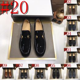 40Model Luxury Men Leather Shoes Formal Designer Dress Shoes for Male Plus Size Party Wedding Office Work Shoes Slip on Business Casual Oxfords