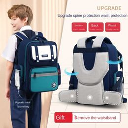 School Bags waterproof children School Bags boys Girls primary school Backpacks kids book bag Schoolbag Orthopedic Backpack mochila infantil 231219