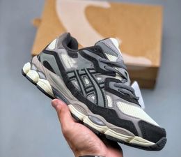 Top Gel NYC Marathon Oatmeal Running Shoes Concrete Navy Steel Obsidian Designer Grey Cream White Ivy Black Outdoor Trail Sneakers Size 36-45 h7