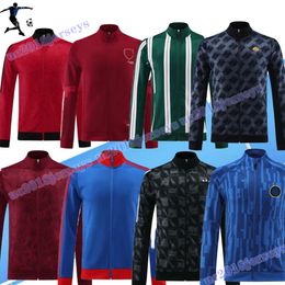 TOP 2023 2024 jacket arsen tracksuit Football soccer jerseys 23 24 Gunners training suit Madrids Lewandowski Transport Milan sportswear kit