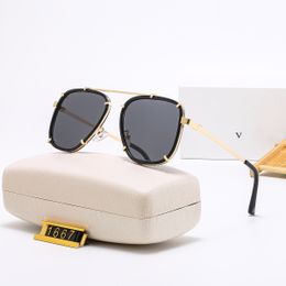 Men Women designer sunglasses Head Composite Metal Optical Frame Classic Rectangle Square Luxury sunshade sunglasses frame glasses