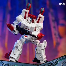 Transformation toys Robots Transformation Toys Jetfire Skyfire TNT01 Spacecraft Space Guardian Deformation Robot Car Action Figure Alloy Anime Model Gift 231218
