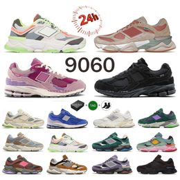 OG 2024 Designer Athletic 9060 Running Shoes Cream Black Grey Day Glow Quartz Multi-color Cherry Blossom 2002r New Blances 9060s Trainers Sneakers