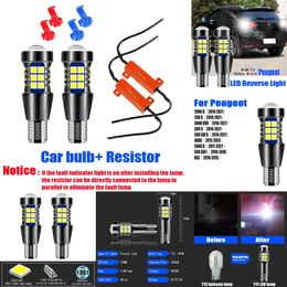 New Decorative Lights 2pcs Car 921 Canbus LED Reverse Light Bulb W16W T15 Backup Lamp For Peugeot 2008 208 3008 SUV 308 SW 4008 5008 508 RCZ 2010-2015