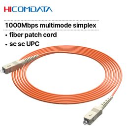 HICOMDATA 1Gb Multi-Mode OM2 SC-SC Fibre Cable Multimode Simplex mode SC 2.0mm Optical Jumper Patch Cord 1m 3m 5m 10m 20m 30m