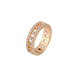 Tiffanyes Rings Designer Women Original Quality Rings Jewelry Gold Ring Female Hollow Wide Narrow Luxury Men Women Ring