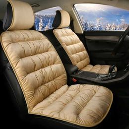 Original Winter Warm Cushion Soft Non-Slip Pad Car Seat Thick Velvet Cover Automotive Interior Accessories