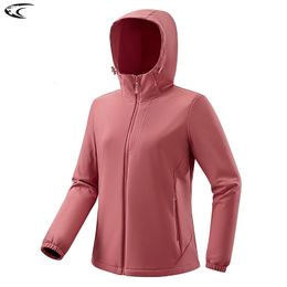 Other Sporting Goods LNGXO Fleece Softshell Jacket Women Waterproof Warm Windbreaker Hiking Camping Climbing Skiing Raincoat Winter Jackets For Women 231218