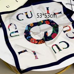 12 1style Silk Scarf Head Scarfs For Women Winter Luxurious Scarf High End Classic Letter pattern Designer shawl Scarves New Gift 229d