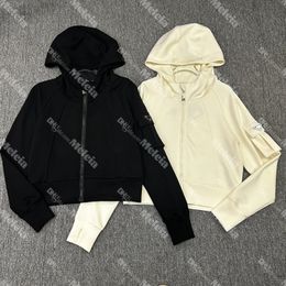 Autumn Winter Hooded Jackets Casual Women Outerwear Triangle Badge Hoodies Designer Coats for Ladies