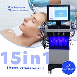 15 IN 1 Diamond Microdermabrasion facial machine oxygen skin care Hydra Water Aqua Dermabrasion Peeling SPA equipment