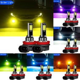 New Decorative Lights 2pcs LED Front Fog Light Bulb Lamp H8 H11 H16 For Subaru Forester 2013-2019 WRX STI Outback 2010-2019 Legacy 2009-2019 Impreza