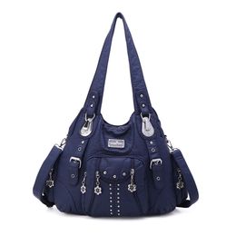 Women Grain Leather hobos handbag Purses Shoulder Bags Luxury Designer Black Quilte Crossbody Handbags Brand Flap Small Size Purse Wallet Cross Body Bag