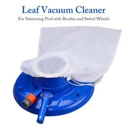 Accessories Leaf Vacuum Cleaner Swimming Pool Useful Quick Cleaning Suction Head With Brushes And Swivel Wheels Pool Accessories