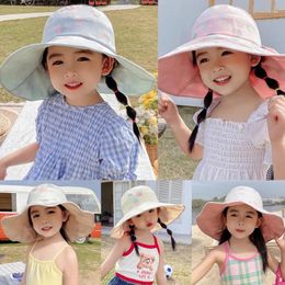 Hats All-match Empty Top Hat Cartoon Embroidery For Sun Visor Gift Kids Birth