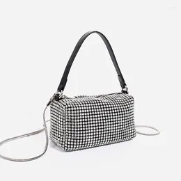 Evening Bags 2024 Rhinestone Handbag For Women Bag Diamonds Shoulder Purse Ladies Female Crossbody Shining Diamond