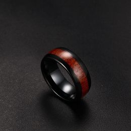 Vnox Mens Wedding Rings Top Quality Tungsten Carbide Rings Engagement Wood Design Whole J190716208W