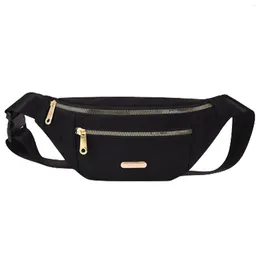 Waist Bags Hiking Women Men Bag Casual Style Running Adjustable Belt Workout Sport Travel Multi Pockets Oxford Cloth With Zipper