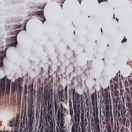 Party Decoration 30pcs 12inch Silver White Balloon Happy Birthday Wedding Decor Globos Pearl Air Helium Balls Baby Shower Supplies