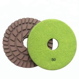 10 Pieces 7 Inch D180mm Dry Polishing Pads 7mm Thickness Grinding Disc Resin Pads for Concrete and Terrazzo Floor282g