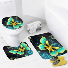 Bath Mats Home Bathroom Floor Modern Nordic Style Foot Mat Accessories Rug Toilet Bathtub Anti-slip Carpet
