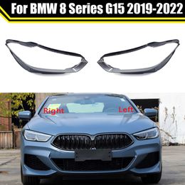 for 8 Series G15 2019 2020 2021 2022 Headlamp Caps Car Headlight Lens Cover Lampshade Lampcover Head Lamp Light Glass Shell